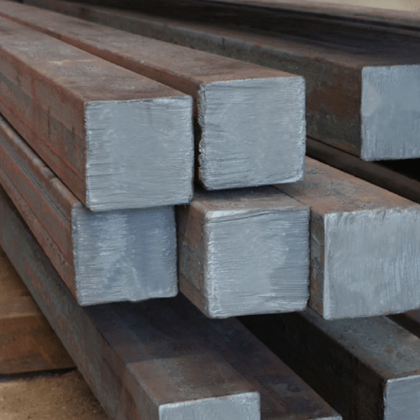Steel billet for rolling and forging